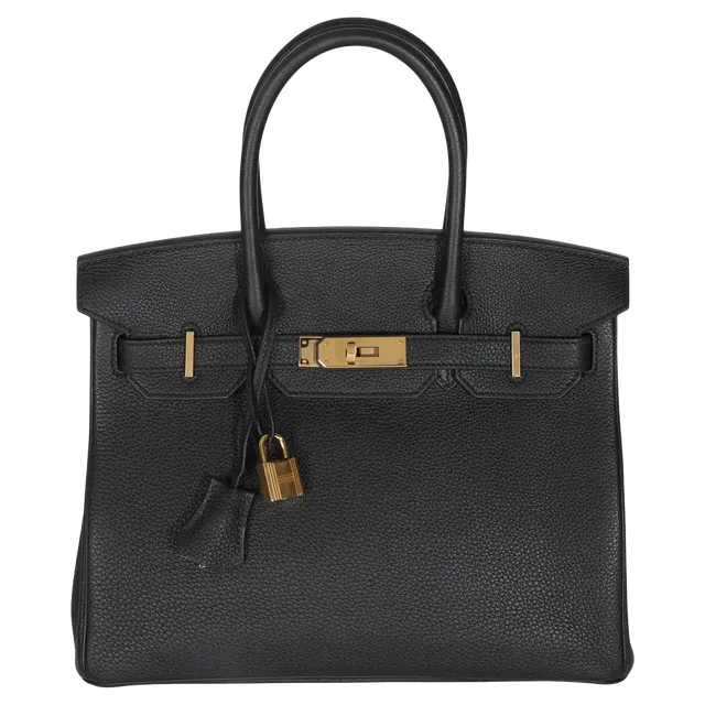 Hermès Black Togo Birkin 30 GHW