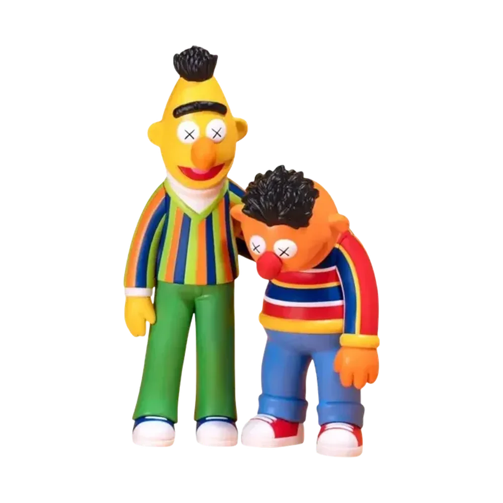 KAWS SESAME STREET BERT & ERNIE Vinyl Figure Set of 2