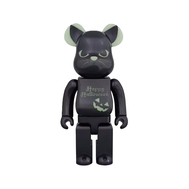 Bearbrick 2016 Halloween 400% Black/Green