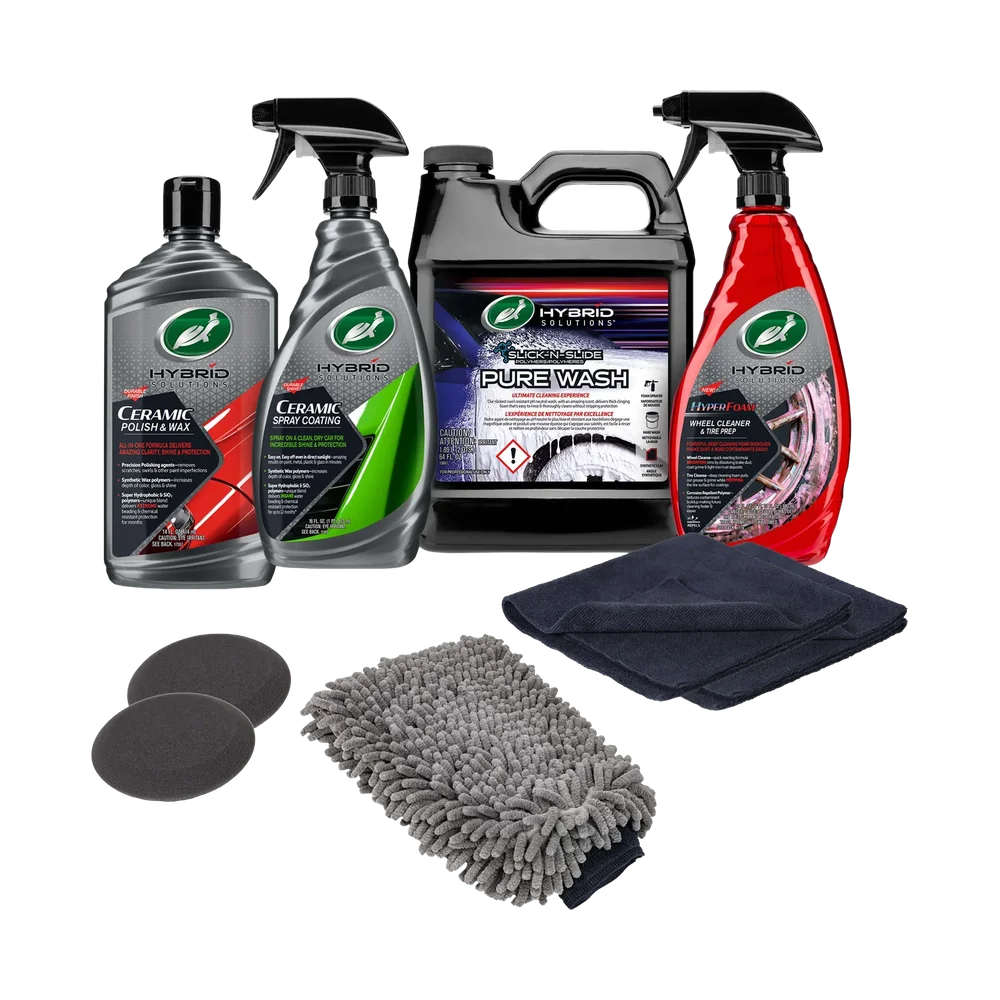 Premium Car Detailing Kit (ceramic + wax)