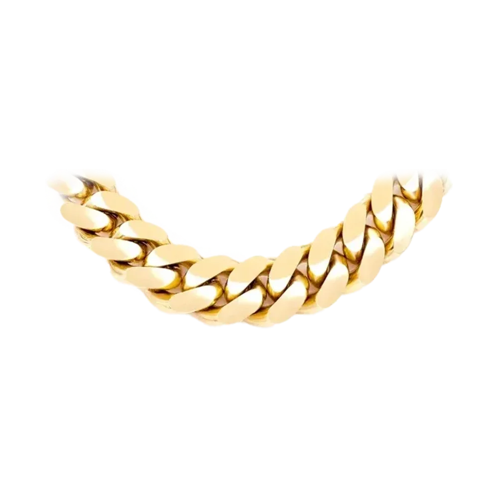 20MM Miami Cuban 14k Solid Gold Chain 24"