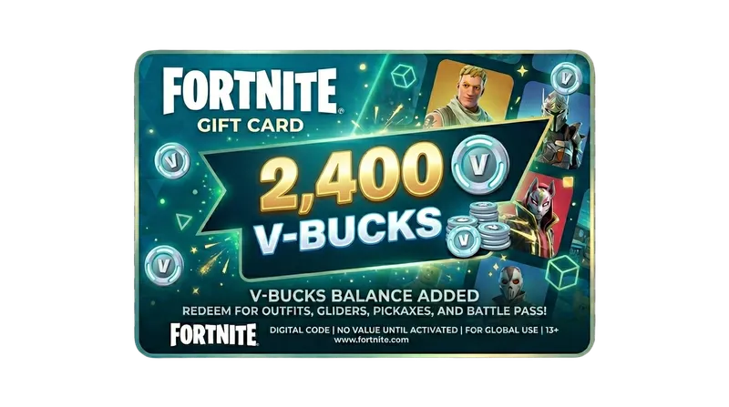 2,400 V-Bucks