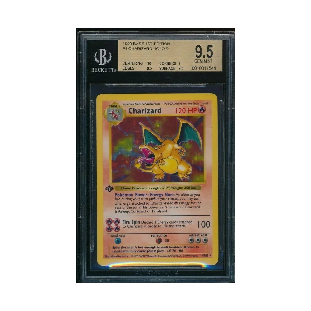 1st Ed Base Charizard BGS 9.5
