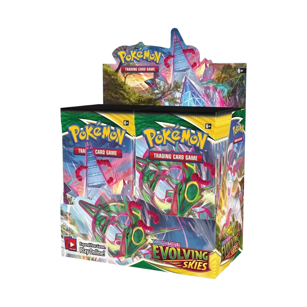 Pokémon Evolving Skies Sealed Booster Box (36 packs)