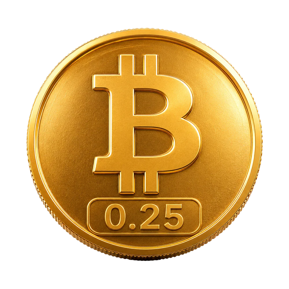 0.25 Bitcoin
