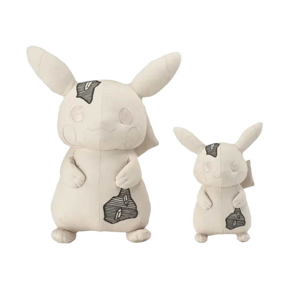 Daniel Arsham x Pokémon Pikachu Plush Set of 2 Beige