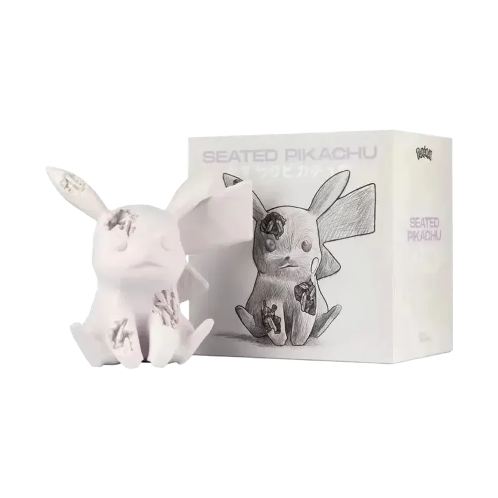Daniel Arsham x Pokémon Crystallized Pikachu Future Relic White