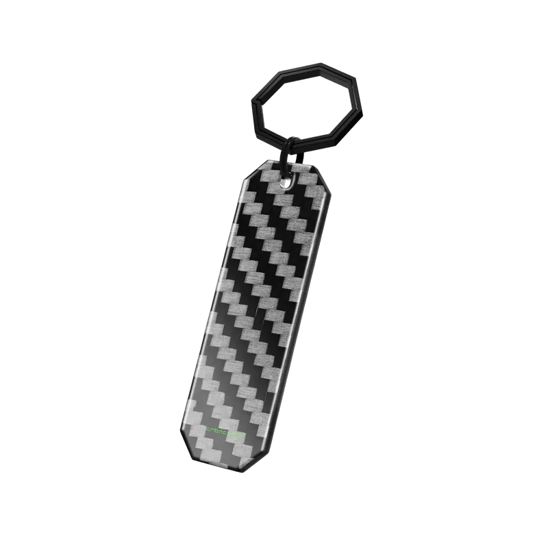 Carbon-Look Keychain